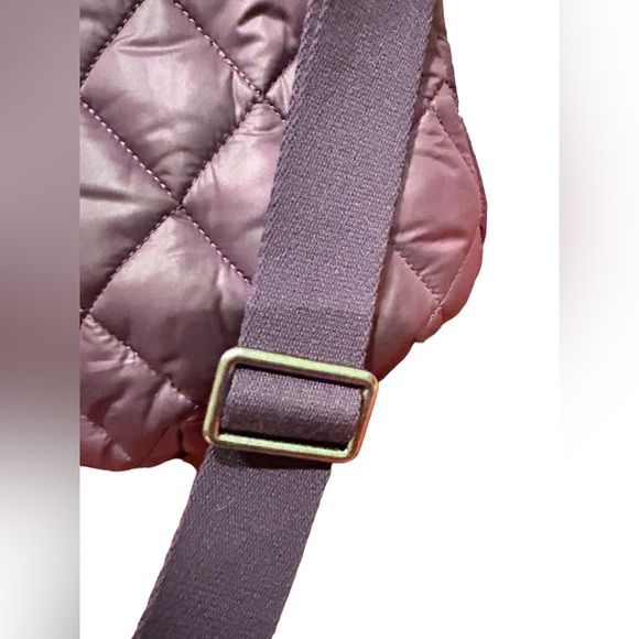 Juicy Couture Vintage Large Purple Quilted Bag with Removable Strap 17”x12” - Picture 15 of 16